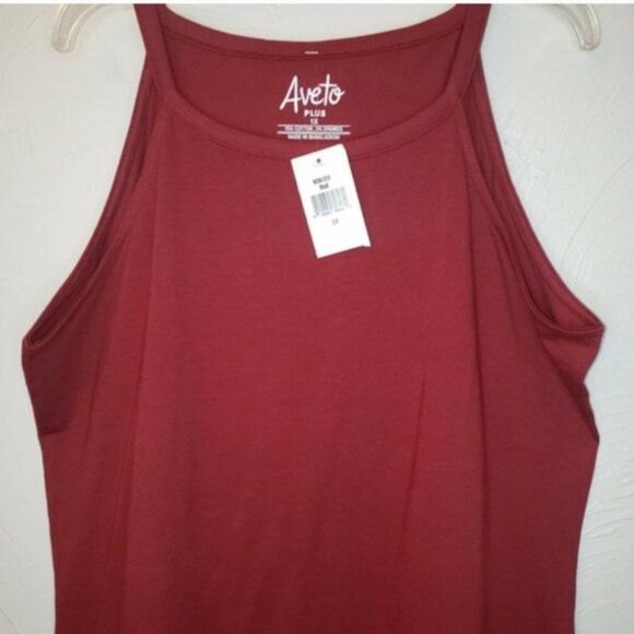Maurices Tank Top Halter Style Burgundy NWT - Picture 5 of 7